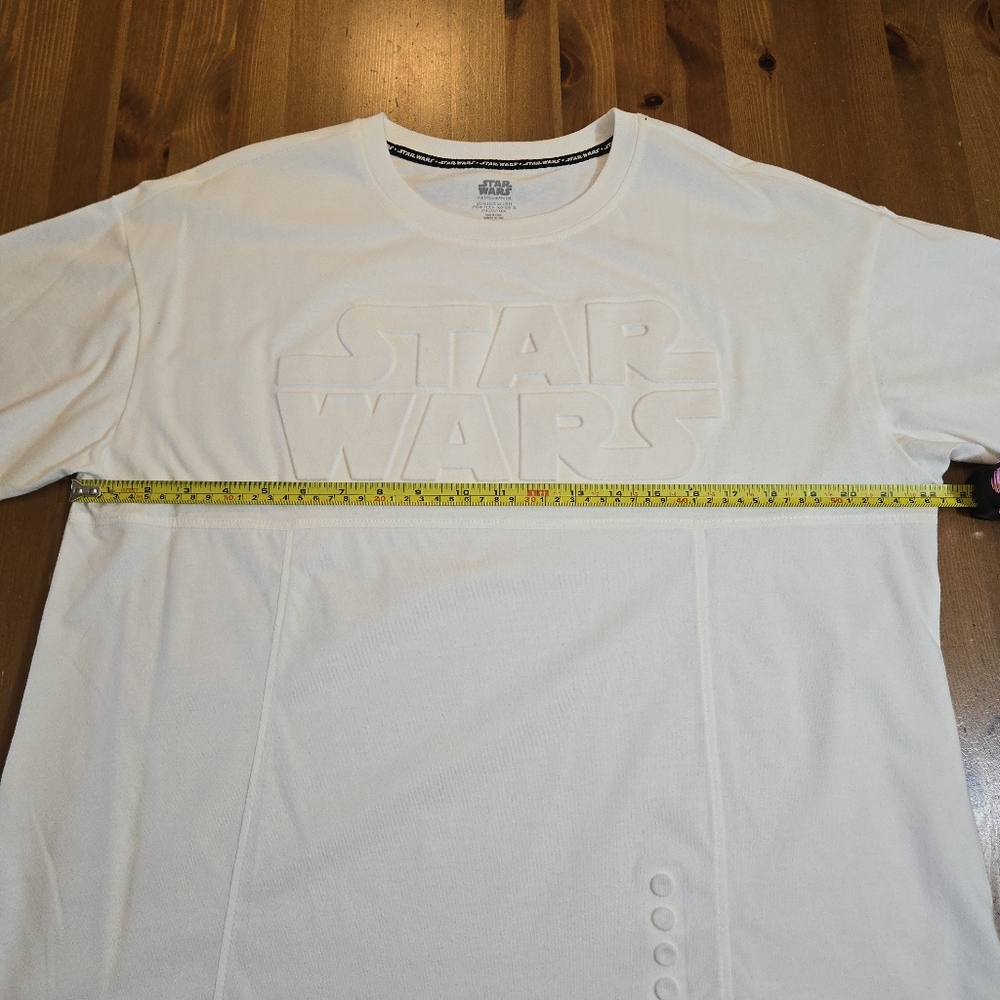 Women's Star Wars Logo Stormtrooper Inspired White Graphic T-Shirt Size - Picture 7 of 8
